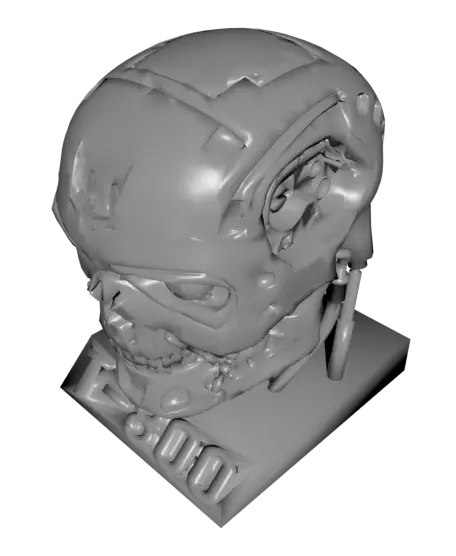 T-800 Terminator Skull #FranklyBuilt — modelo 3D