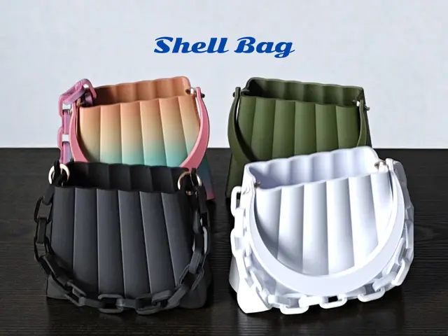 Borsa Shell con Manico e Catena — modelo 3D