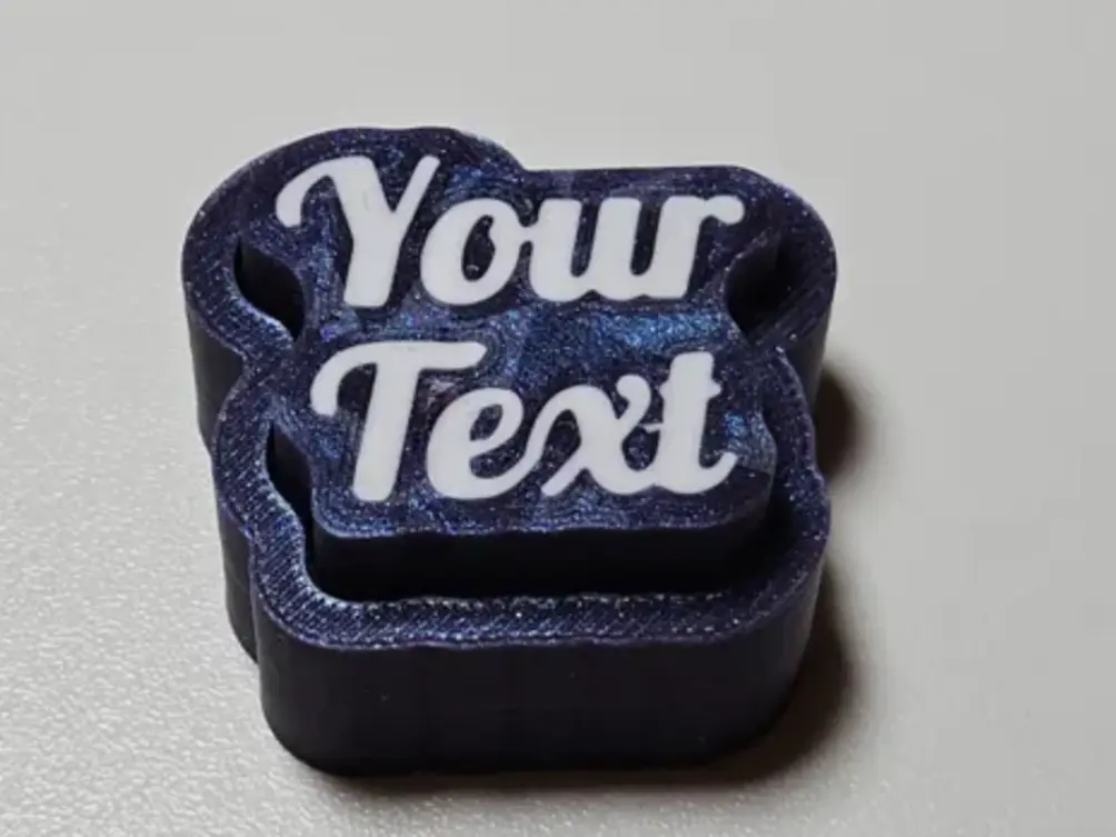 your text cliker — modelo 3D