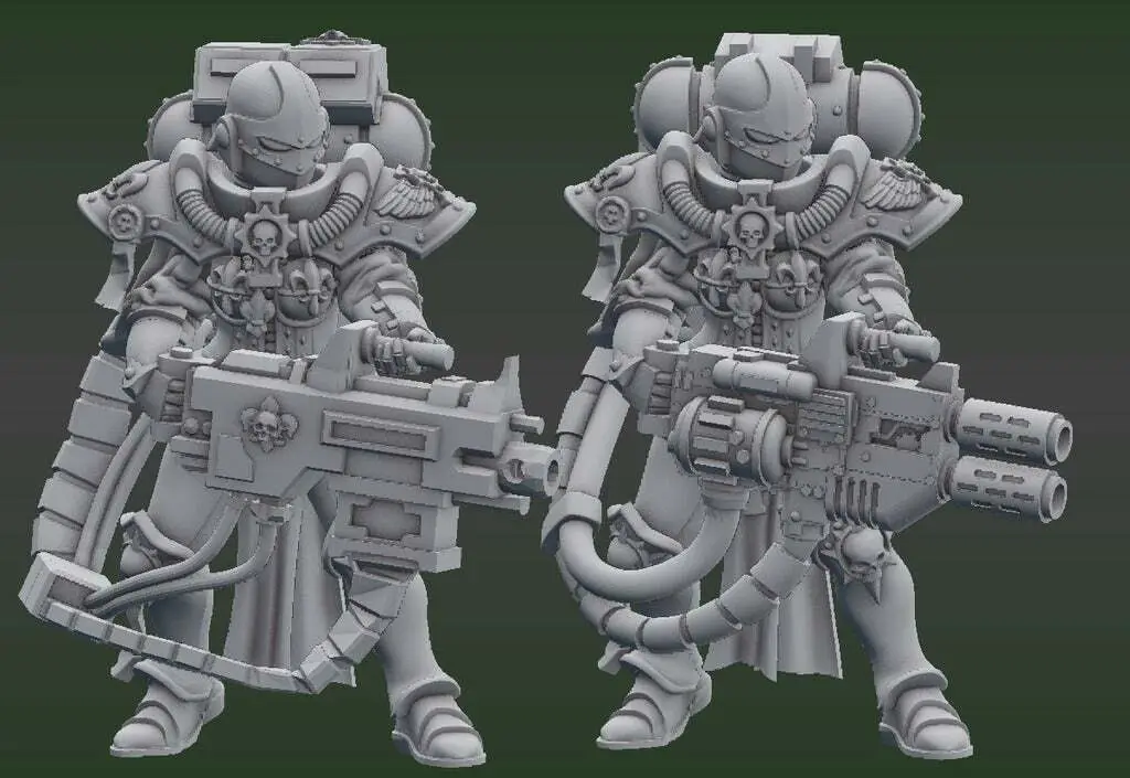 Heavy Nun -N- More Guns — modelo 3D