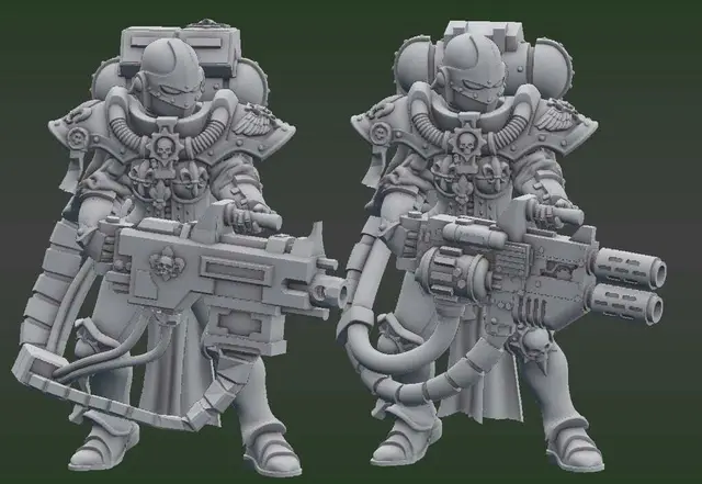 Heavy Nun -N- More Guns — modelo 3D