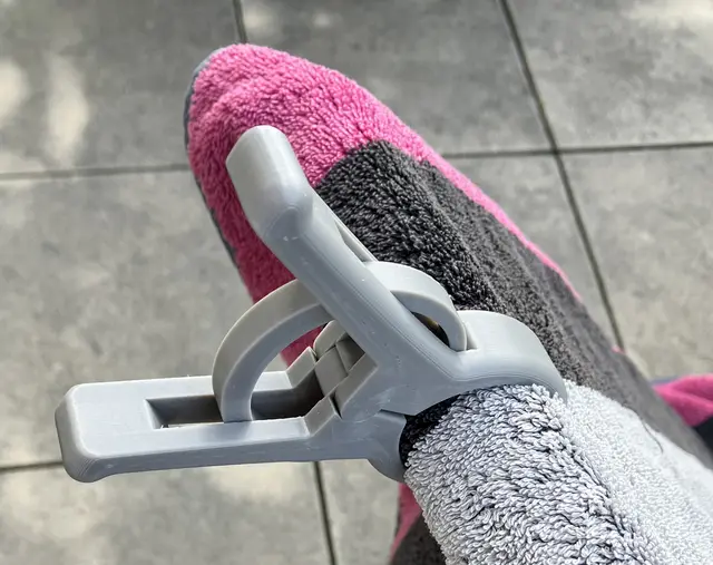 beach towel clip strong — modelo 3D