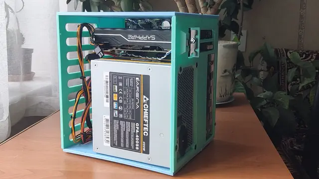 8L ATX PSU Cube PC Case — modelo 3D