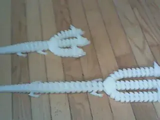 Articulated Hydra & Dragon - Slicer Repair (Fixed Non-Manifold Edges & Holes) — modelo 3D