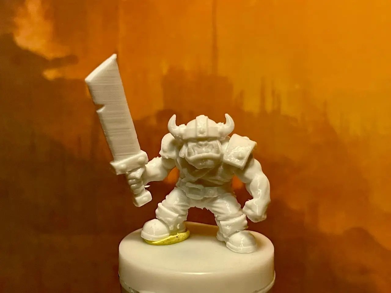 Orc Warrior with big blade — modelo 3D