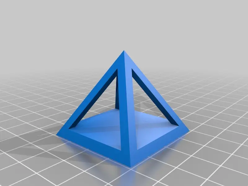 Hollow Calibration Pyramid — modelo 3D