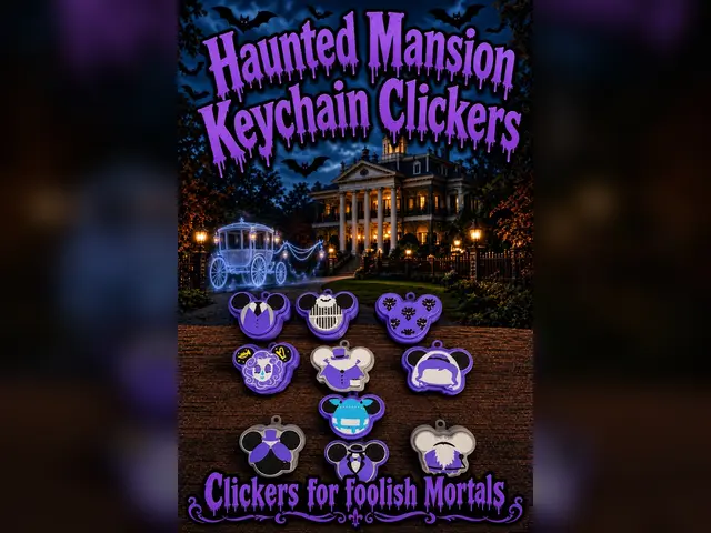 Haunted Mansion Keychain Clickers — modelo 3D