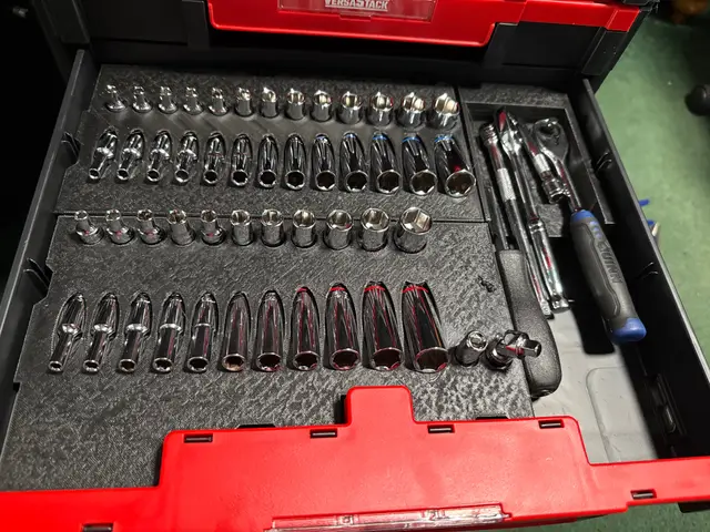 Versastak drawer inserts for Quinn 1/4 master socket set — modelo 3D