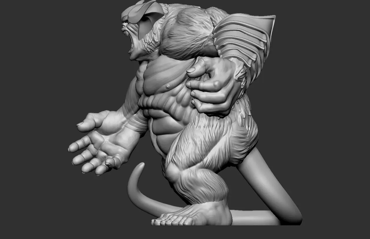 Demon Lord Angazhan — modelo 3D