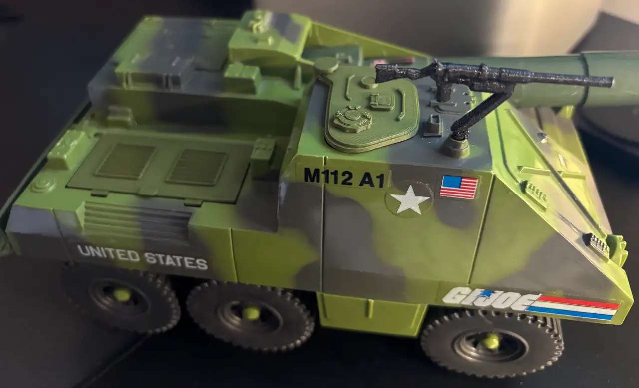 GI Joe 1984 Slugger Parts — modelo 3D