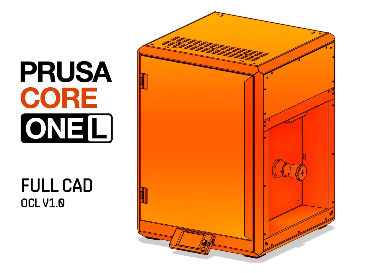 Prusa CORE One L - Full CAD Assembly — modelo 3D