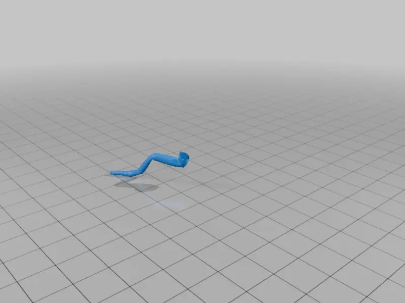 Wasp back leg — modelo 3D