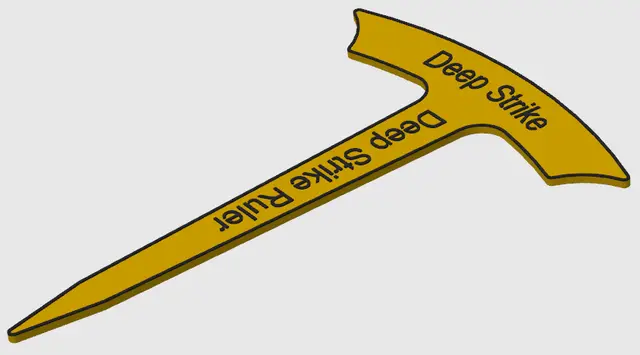 11th Editon Deepstrike Ruler — modelo 3D