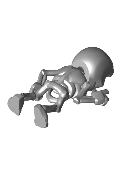 Mini Skeleton - Sculptember Model #8 — modelo 3D