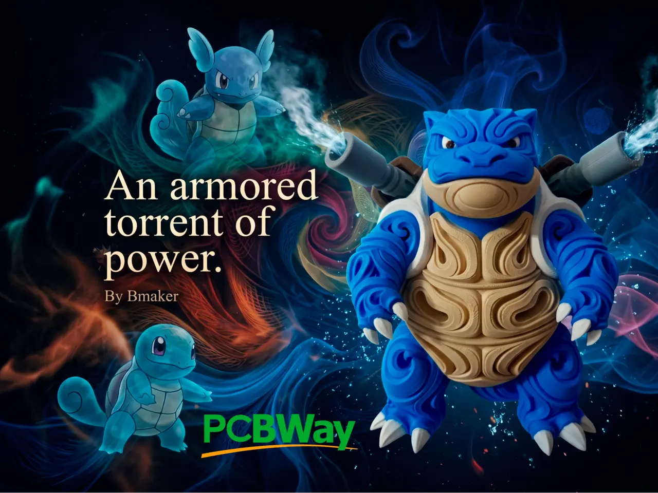 Blastoise - Wall Art - Colección Pokémon — modelo 3D