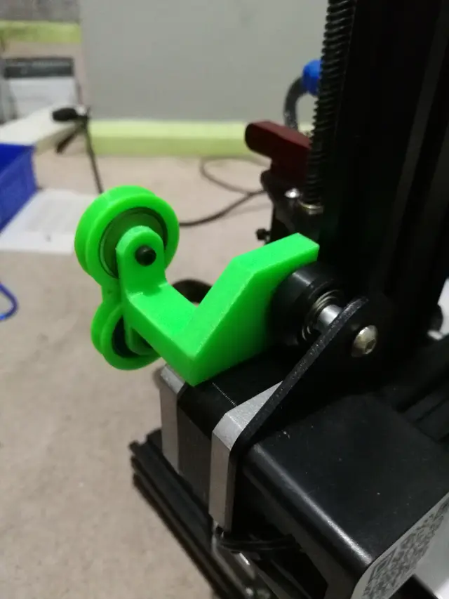 Ender 3 Twin Wheeled Filament Guide For Side And Top Mounted Spools — modelo 3D