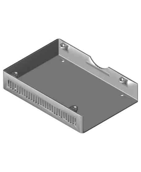 Raspberry Pi 4 B SSD & 30mm Fan Case — modelo 3D