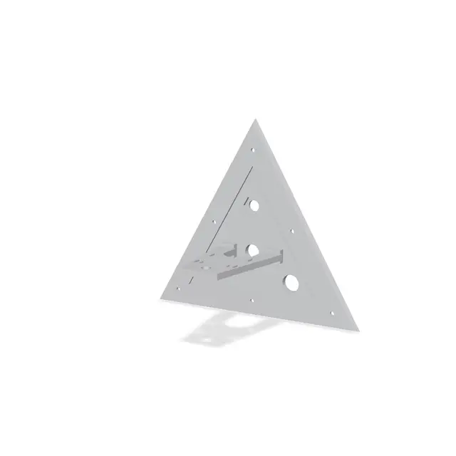 TreeNode 2-piece: Solar LoRa Enclosure (Prototype) — modelo 3D