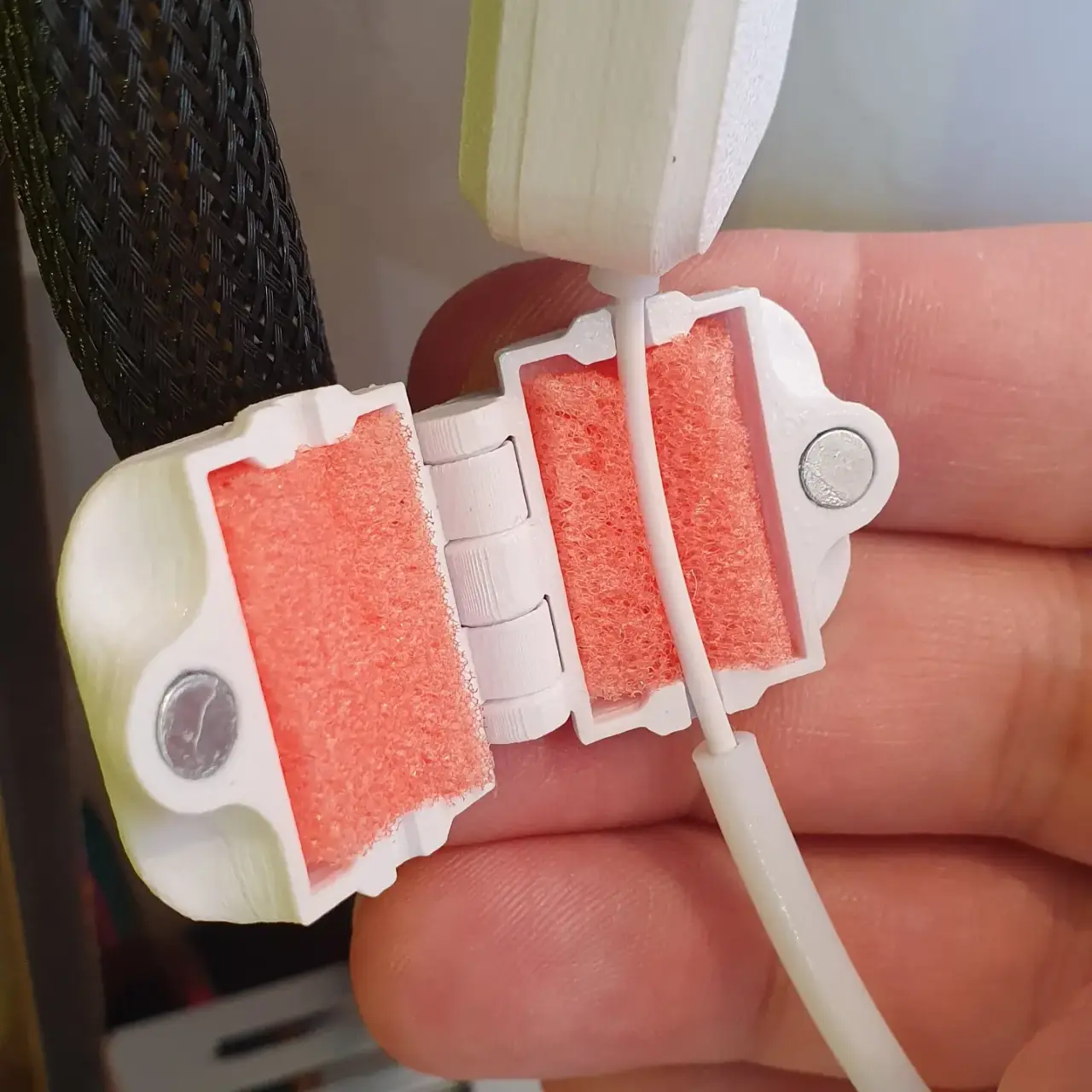 Filament Dust Cleaner Filter - print in place — modelo 3D