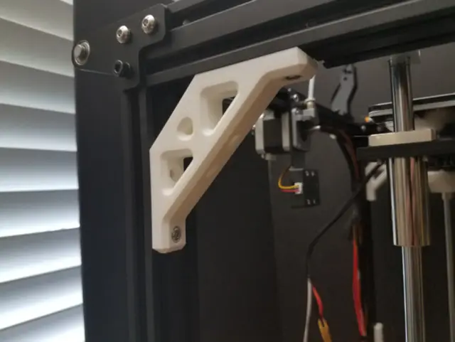 90 Degree Bracket for 2020 Extrusion for Ender-5, Pro, Plus — modelo 3D