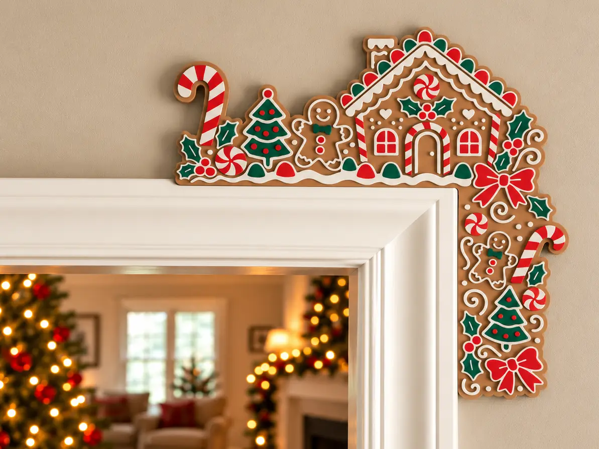 Gingerbread House Corner Decor — modelo 3D