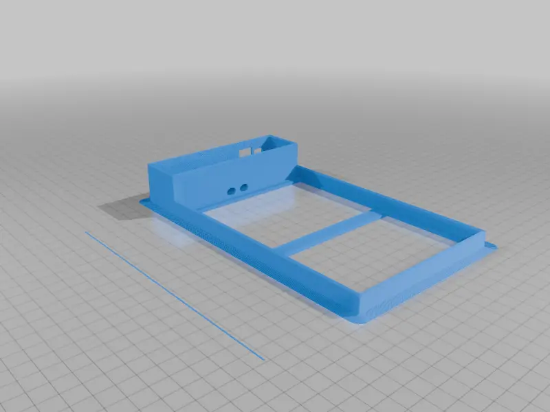 Breadboard holder - adjustable voltage — modelo 3D