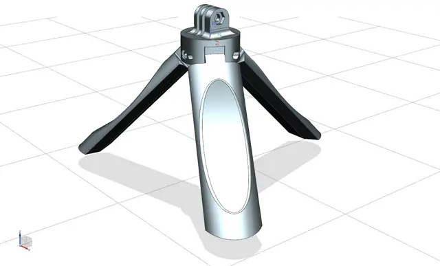 GoPro Tripod — modelo 3D