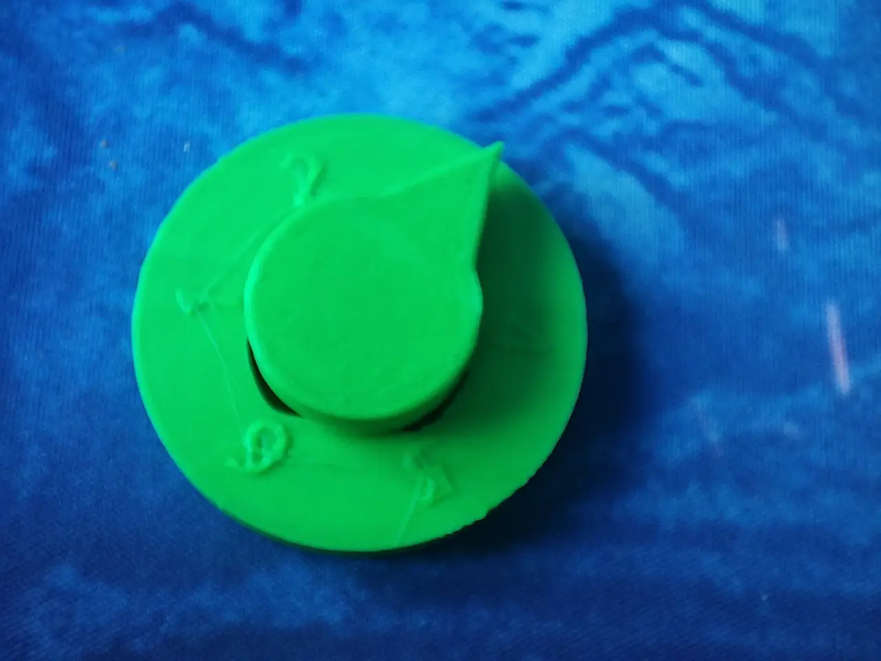 simple supportless round gauge for gaslands and others — modelo 3D