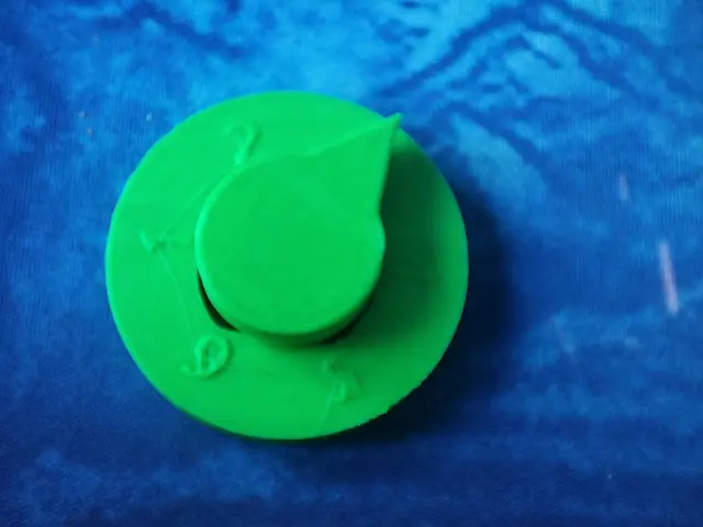 simple supportless round gauge for gaslands and others — modelo 3D