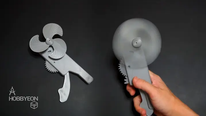 Hand fan without motor and battery — modelo 3D