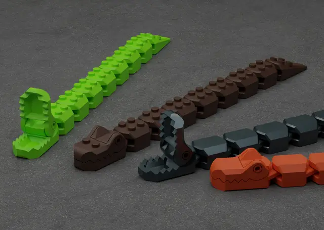 Flexi-Conda and Brick-Flexi-Conda !!! NEW HEAD AVAILABLE !!! — modelo 3D