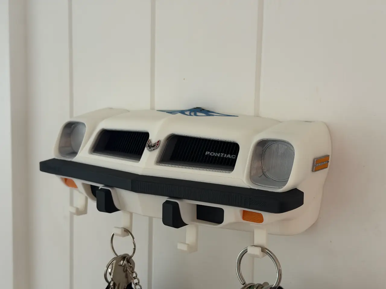1974 Muscle car key hanger or front-end model — modelo 3D