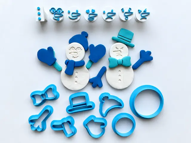 Build a Snowman – Mix & Match Playdough Kit — modelo 3D