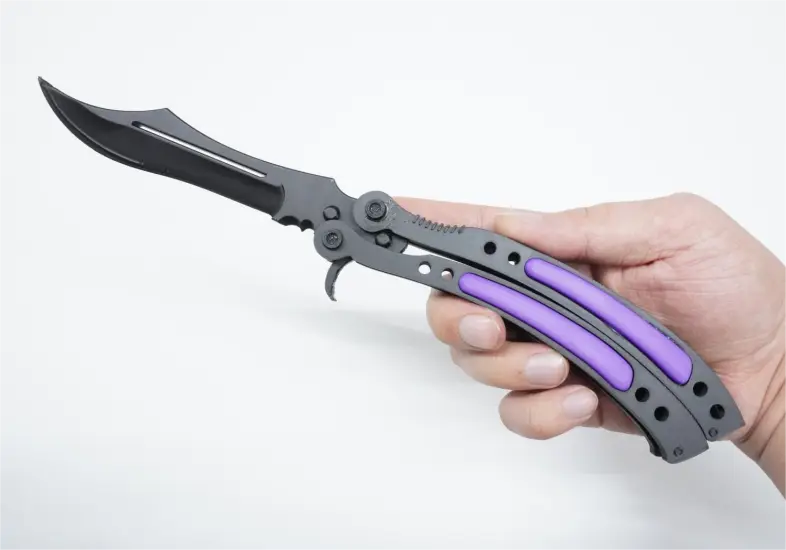 蝴蝶刀(balisong，Butterfly Knife) — modelo 3D