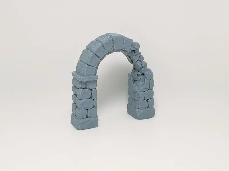 Ruined Stone Archway | 28mm - 32mm Miniature — modelo 3D