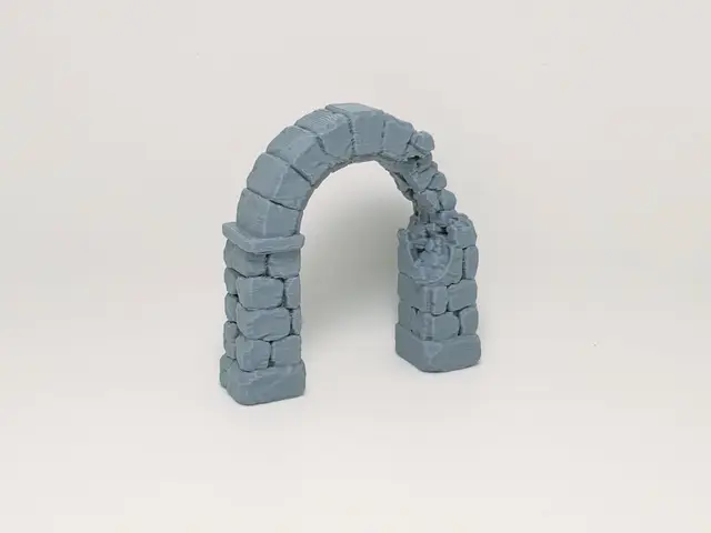 Ruined Stone Archway | 28mm - 32mm Miniature — modelo 3D