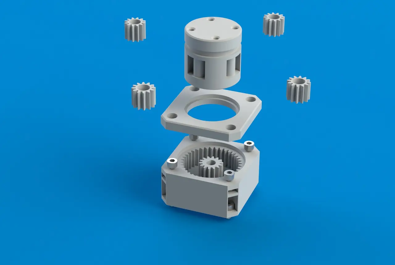 NEMA17 Planetary Gearbox — modelo 3D