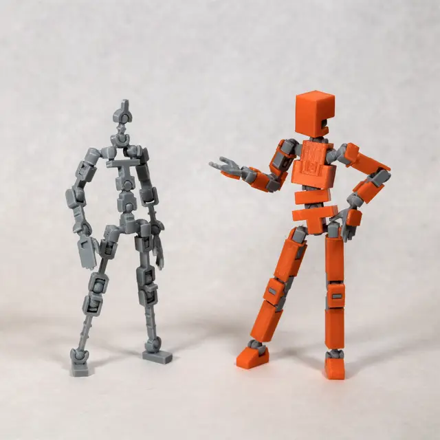 LUCKY 13 Printable Jointed Figure — modelo 3D