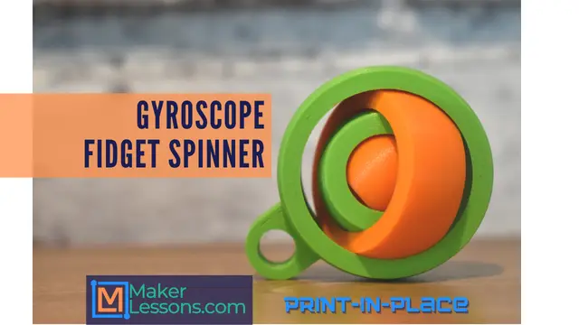 Gyro Fidget Spinner — modelo 3D