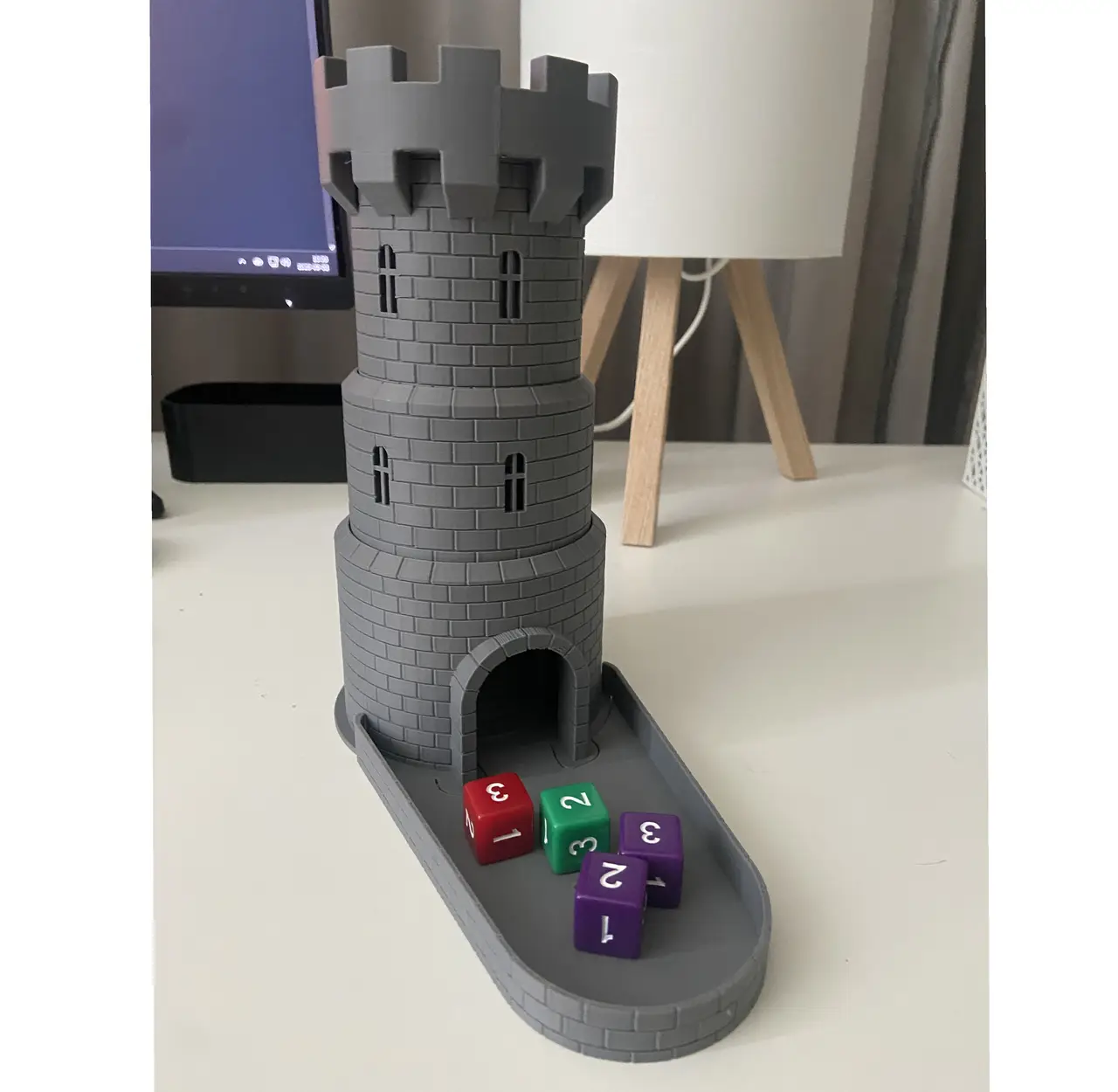 Collapsible Dice-Tower (Easy-Print version) — modelo 3D
