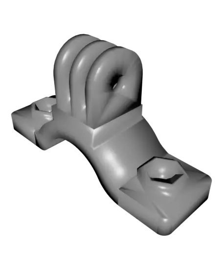 GoPro Hat Mount — modelo 3D