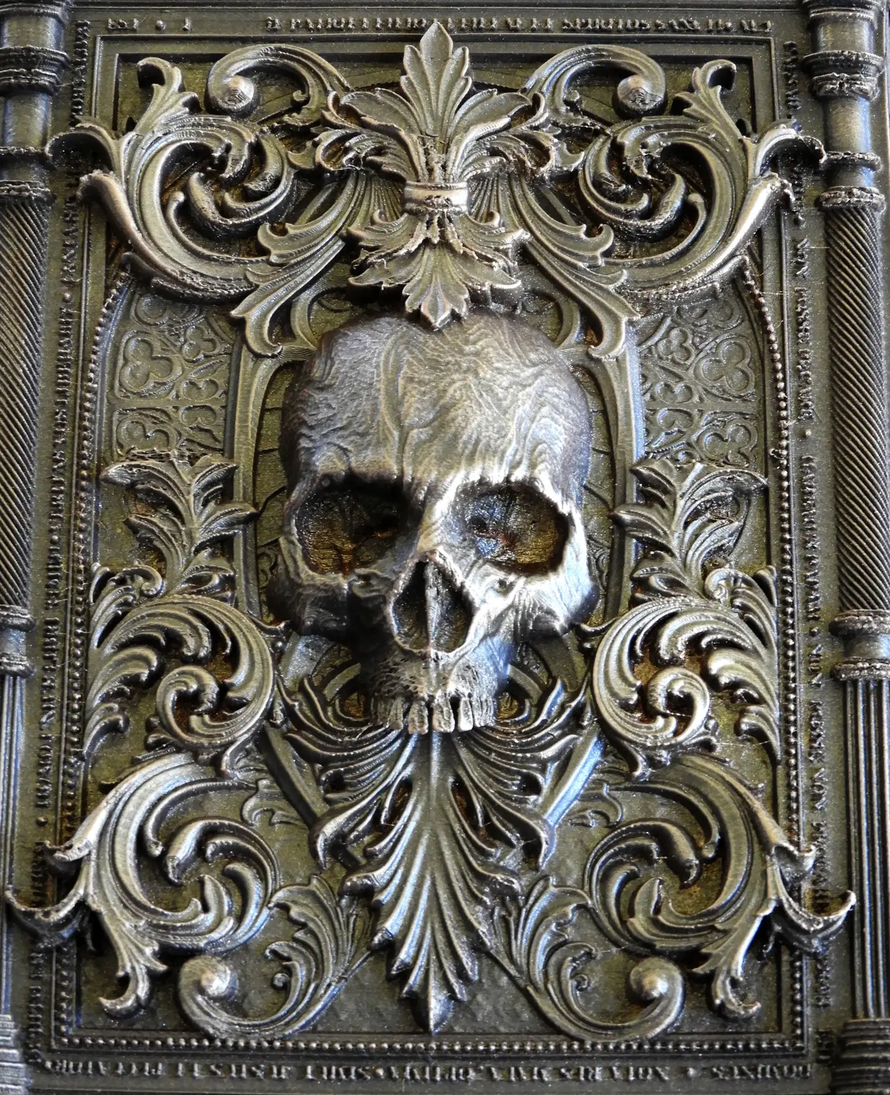 Scull in victorian frame for CNC — modelo 3D