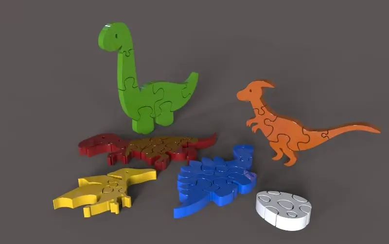 Dino kids — modelo 3D