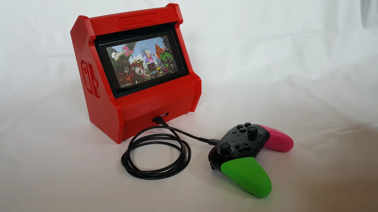 Nintendo Switch Arcade Cabinet — modelo 3D