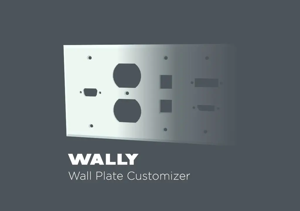 WALLY - Wall Plate Customizer — modelo 3D