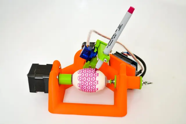 Sphere-O-Bot (eggbot MOD) Easter Eggs + Xmas ornaments creator — modelo 3D