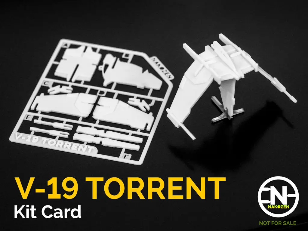 V-19 Torrent Kit Card — modelo 3D
