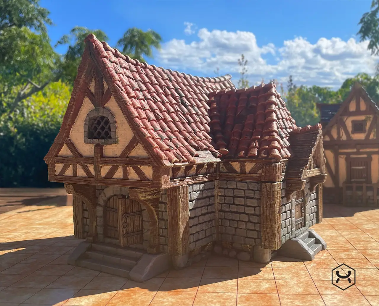 The Snoring Warrior Tavern — modelo 3D