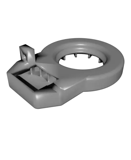 BIQU H2 Extruder Front Mount 5015 Fan Duct — modelo 3D