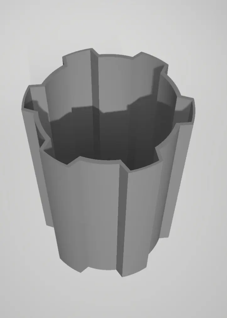 Grape Crusher sleeve mod (for better crushed grapes) — modelo 3D